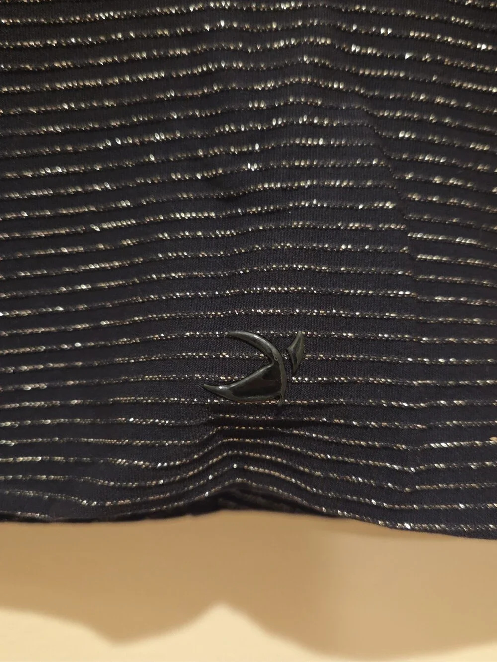 Glyder Charge Bra Top - Black And Gold